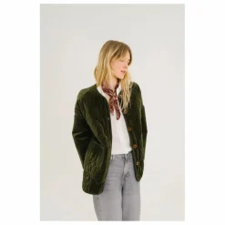 Veste Bari Zephir Brodée Velours | Vert