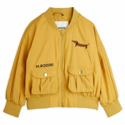 Veste Baseball Fibres Recyclées | Jaune moutarde