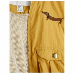 Veste Baseball Fibres Recyclées | Jaune moutarde