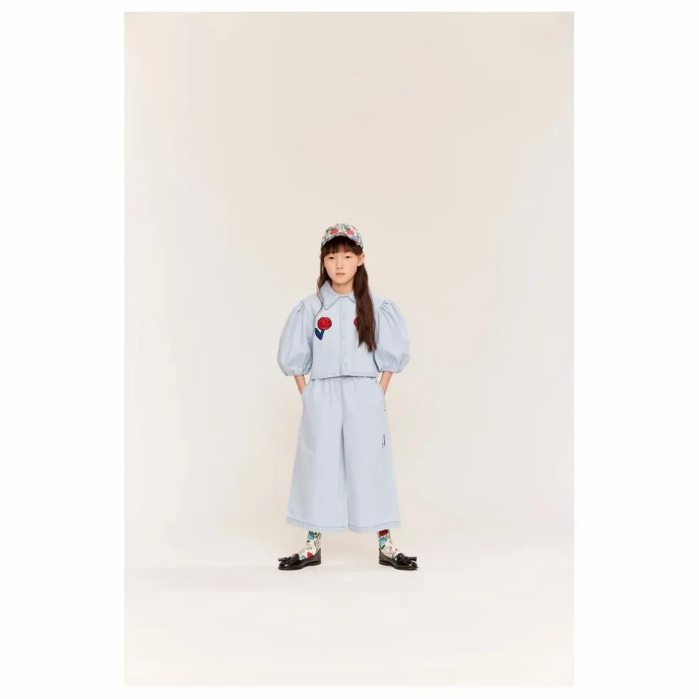 Veste Boléro Annka Denim | Bleu Clair