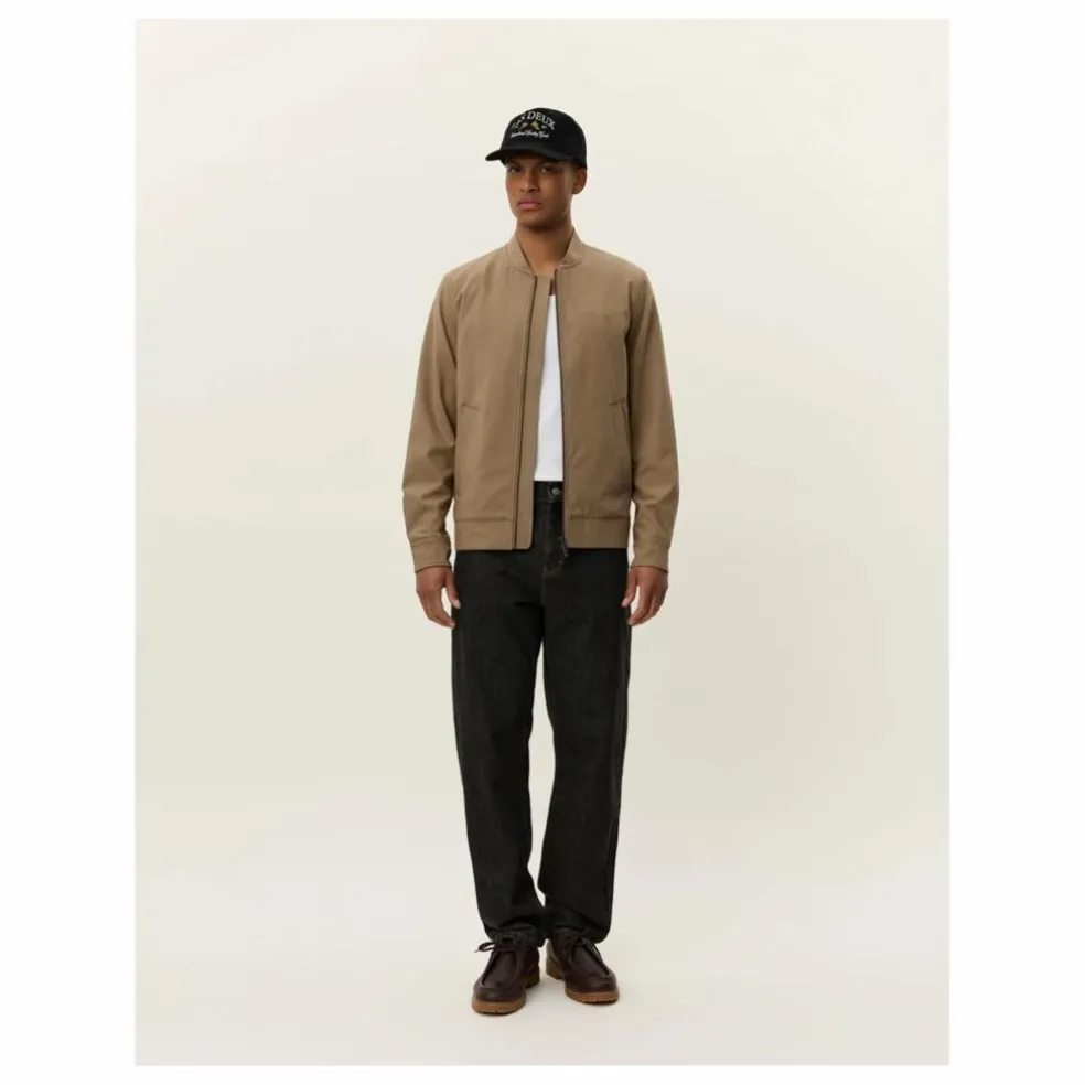 Veste Bomber Texturée Como | Marron