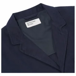 Veste Boutonnée Moleskine | Bleu marine