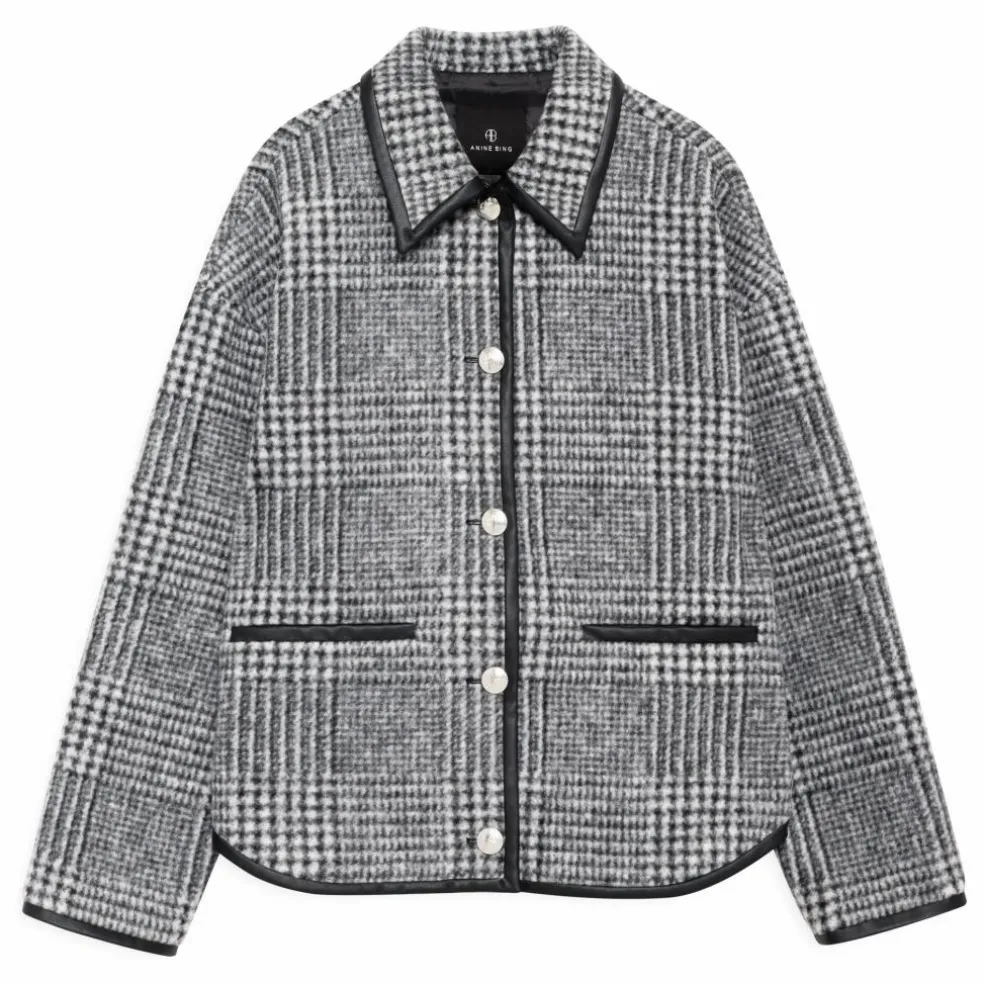 Veste Camden Carreaux | Gris