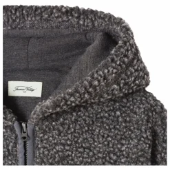 Veste Capuche Façon Sherpa Hoktown | Gris anthracite chiné