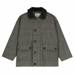 Veste Carreaux Laine | Gris
