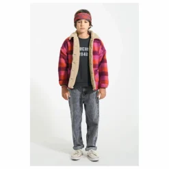 Veste Carreaux Laine | Rose