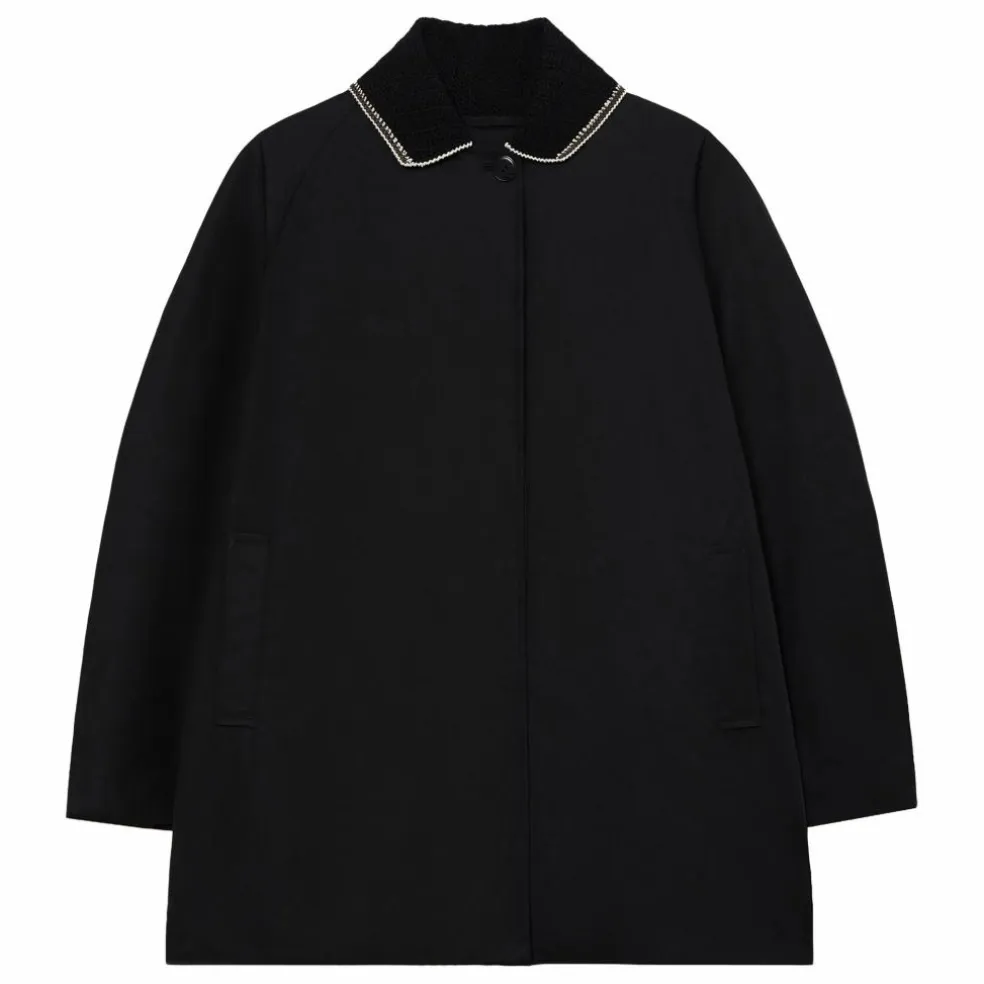 Veste Col Crochet | Noir