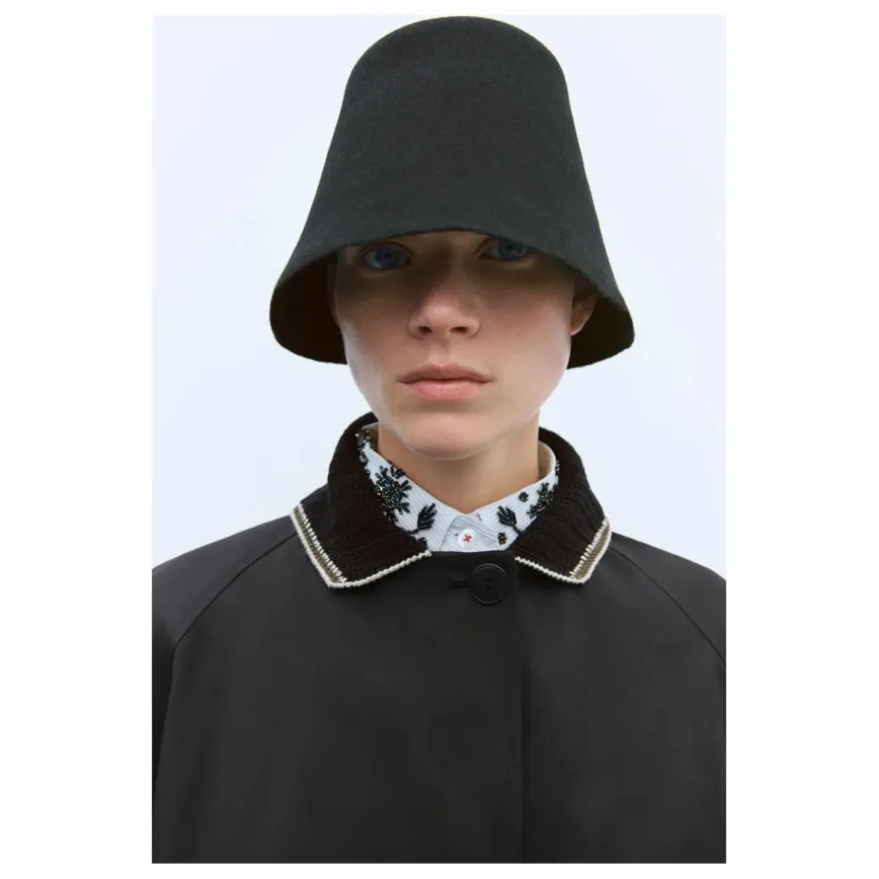 Veste Col Crochet | Noir