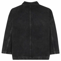 Veste Courte Col Chemise | Noir