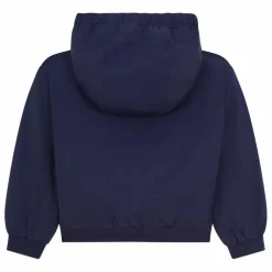 Veste courte moltonnée | Bleu marine