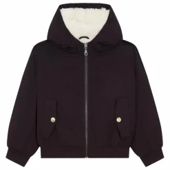 Veste courte moltonnée | Noir