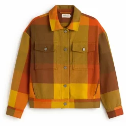 Veste Creek Blanket Frans Coton Bio | Orange