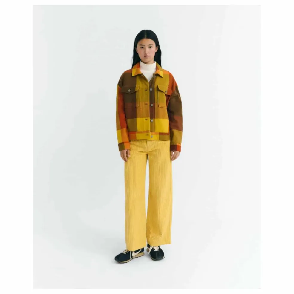 Veste Creek Blanket Frans Coton Bio | Orange