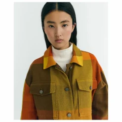 Veste Creek Blanket Frans Coton Bio | Orange