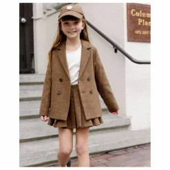 Veste Croisée Mini | Tabac