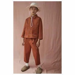 Veste David Popeline de Coton Bio | Caramel