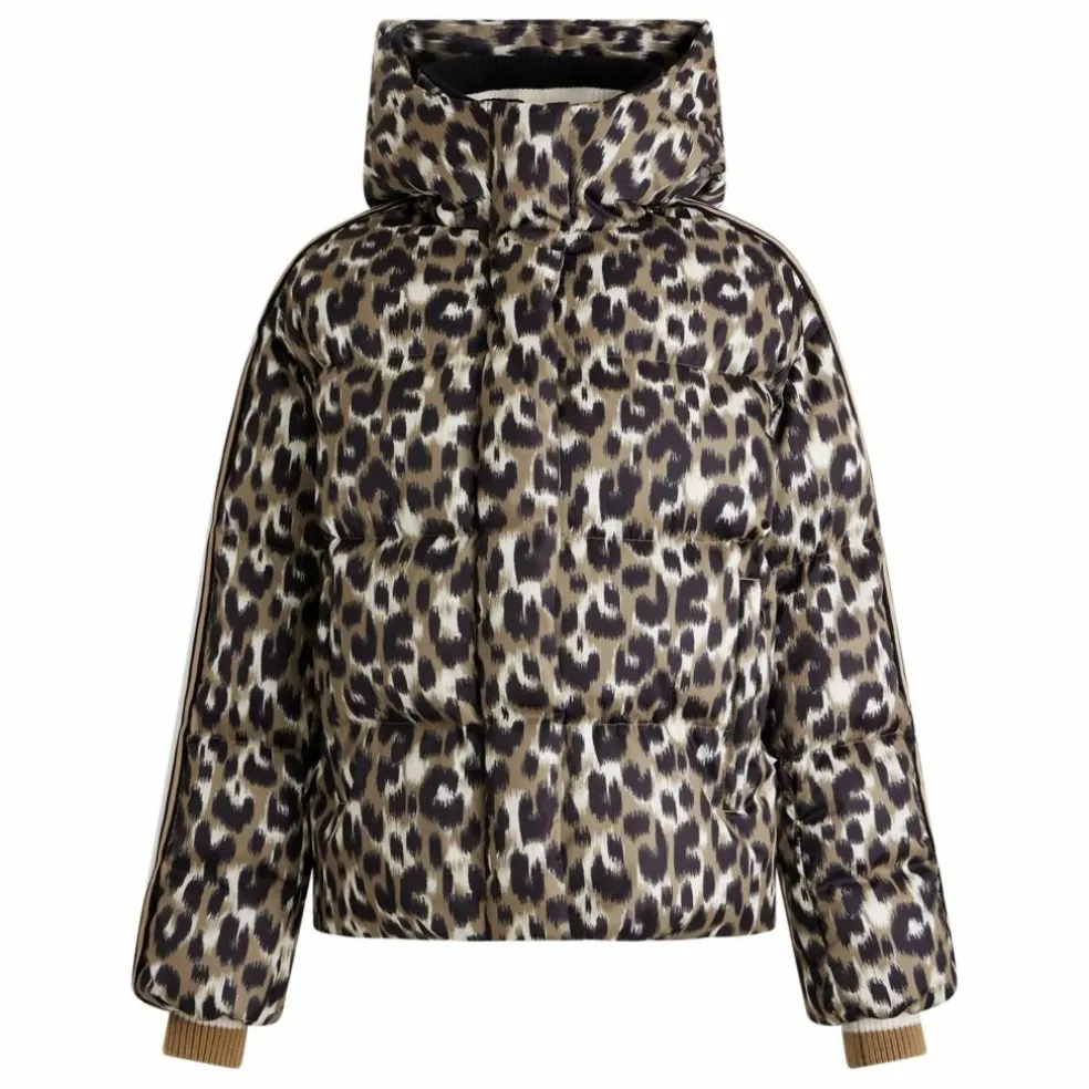 Veste de Ski Ada Léopard | Marron clair