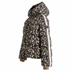 Veste de Ski Ada Léopard | Marron clair