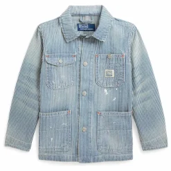 Veste Denim Rayée | Denim