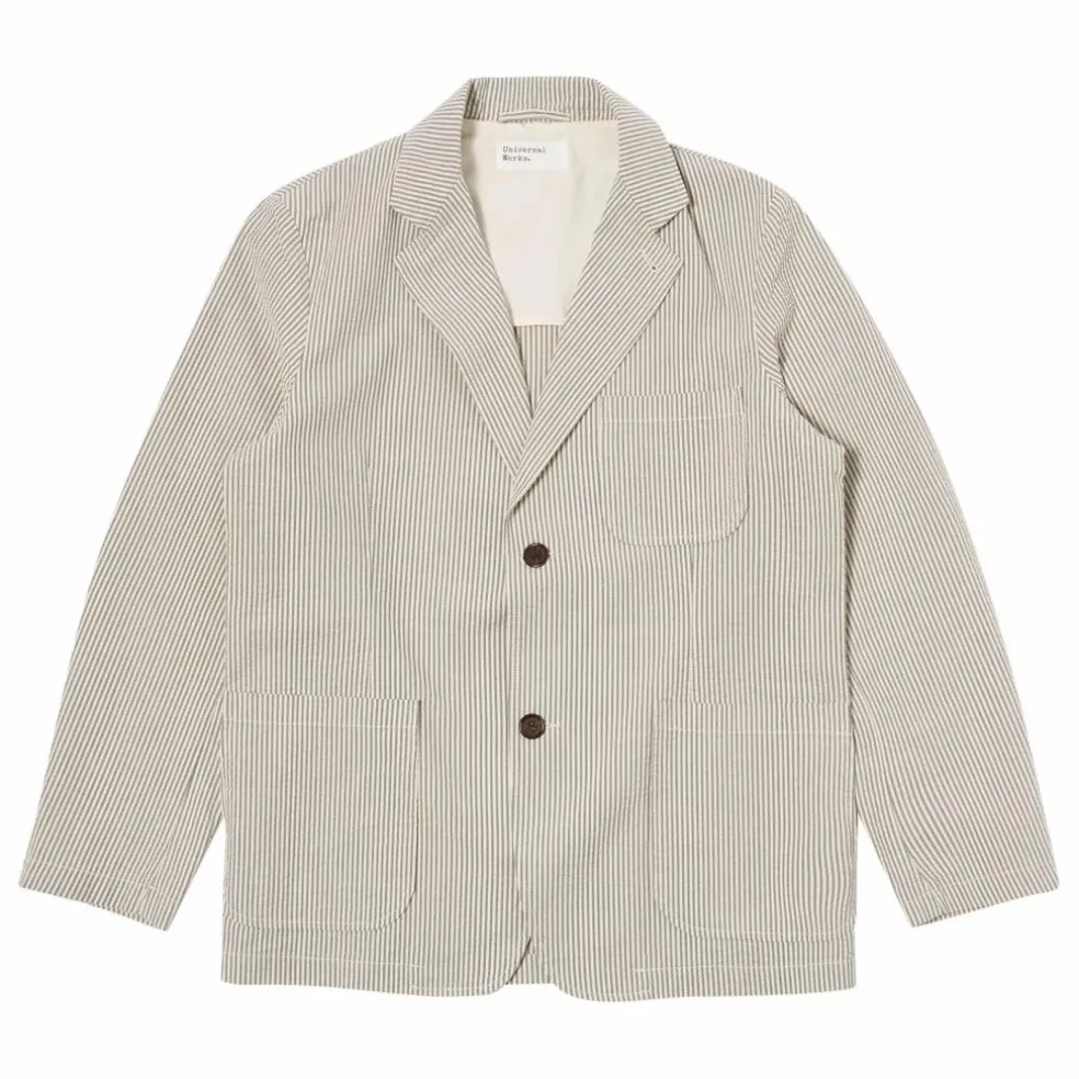 Veste Derby Rayures | Gris