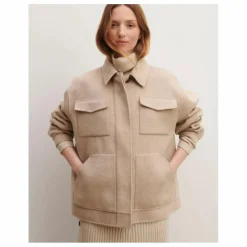 Veste Double Face Laine | Beige
