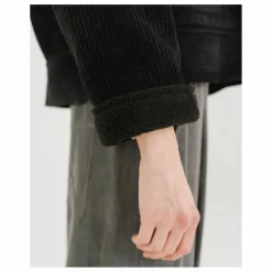 Veste Doudou Sheep Velours Côtelé | Noir