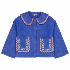 Veste Duchesse Velours Côtelé | Bleu