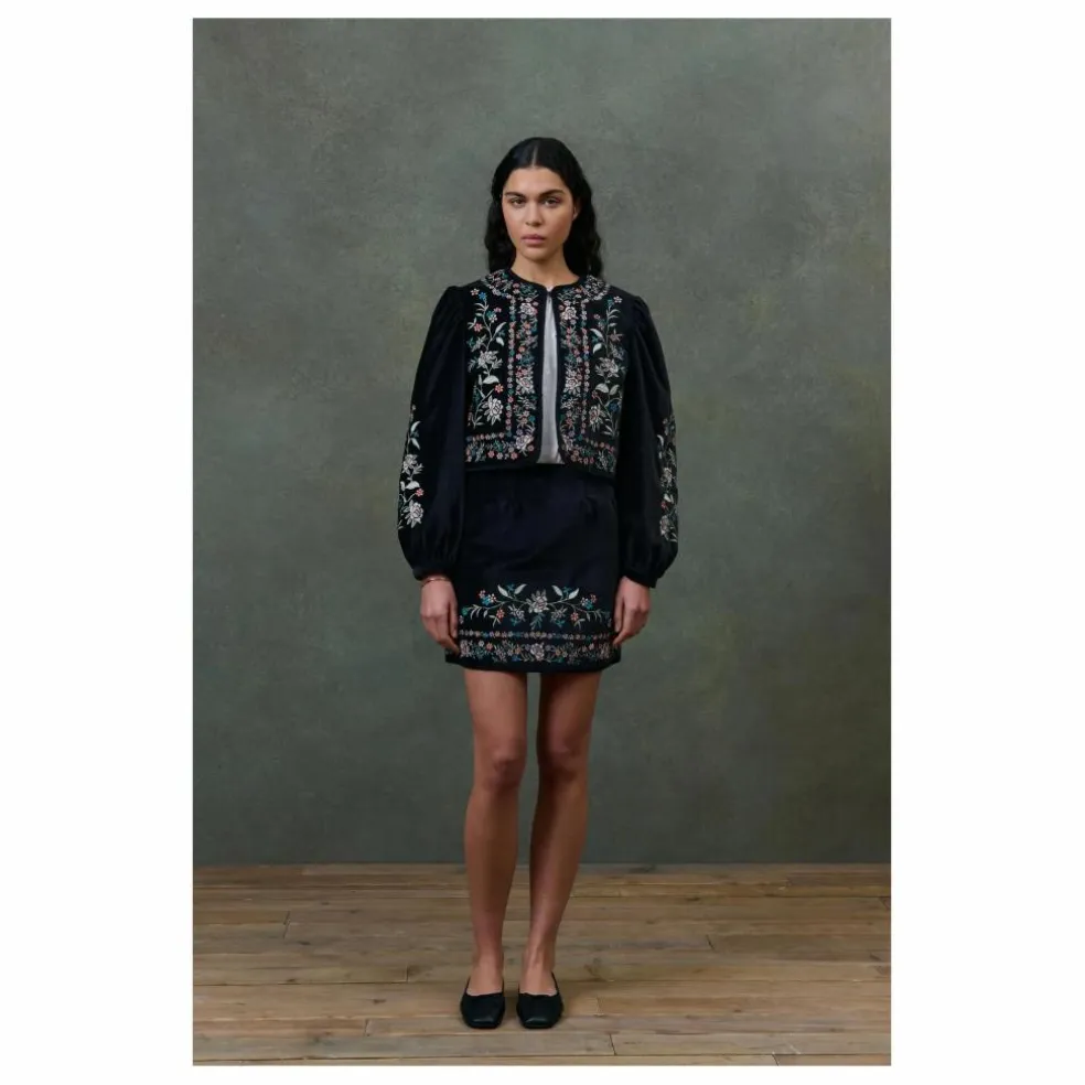Veste Duras Velours - Collection Femme | Noir