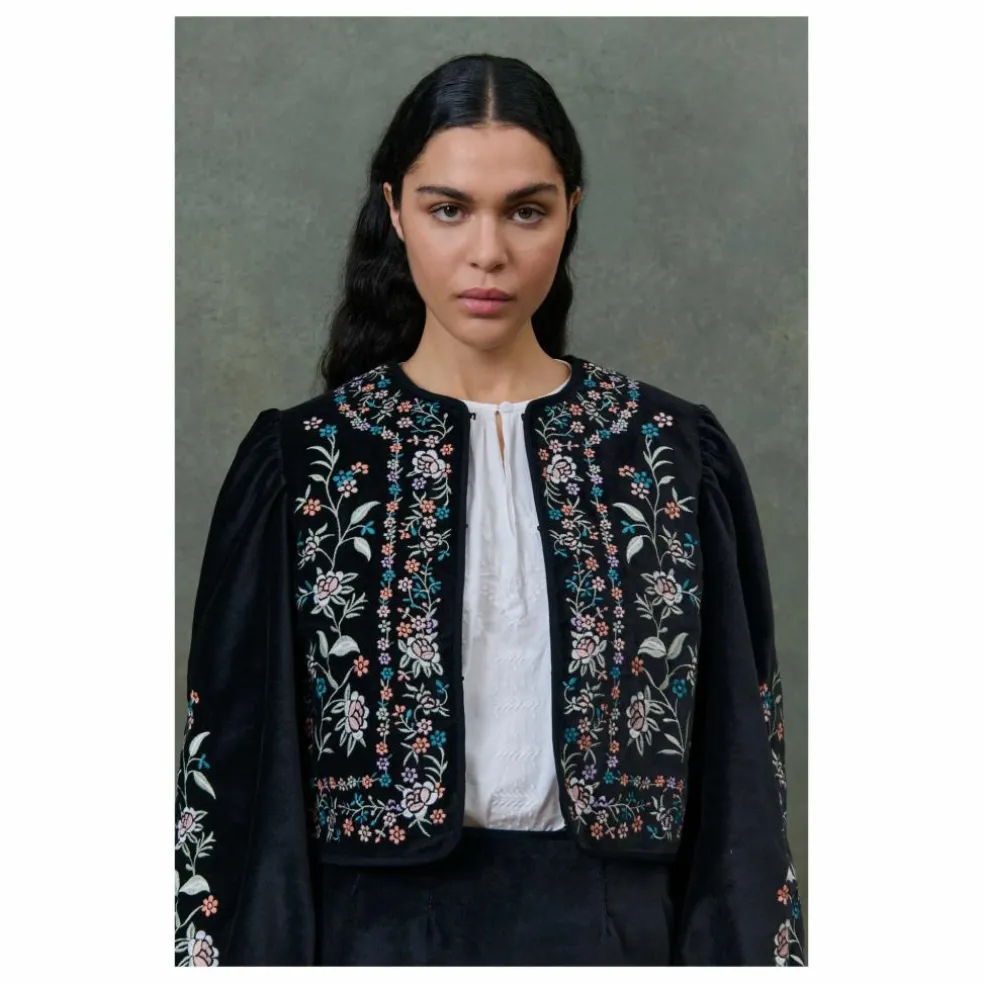 Veste Duras Velours - Collection Femme | Noir