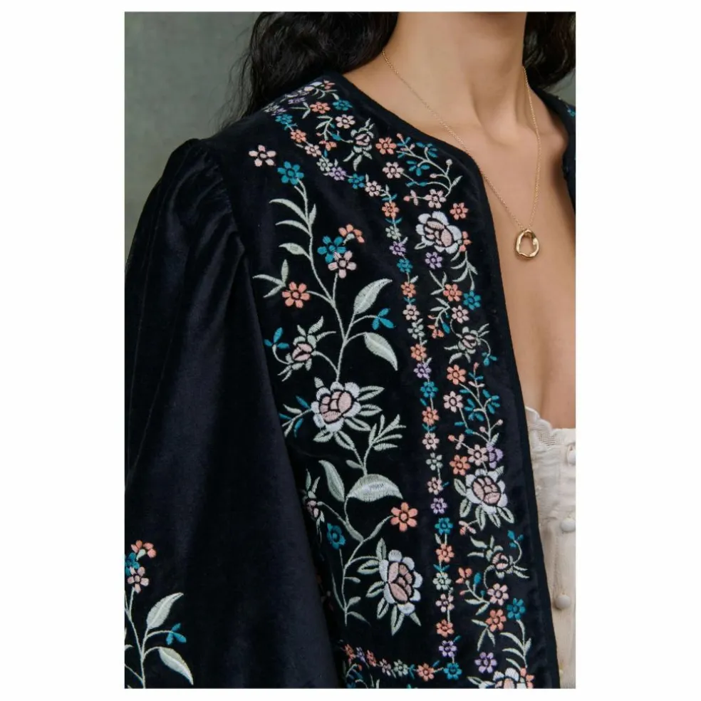 Veste Duras Velours - Collection Femme | Noir