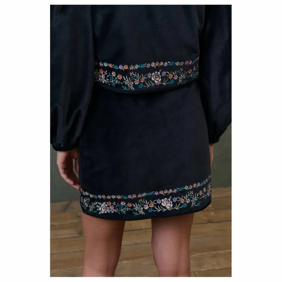 Veste Duras Velours - Collection Femme | Noir