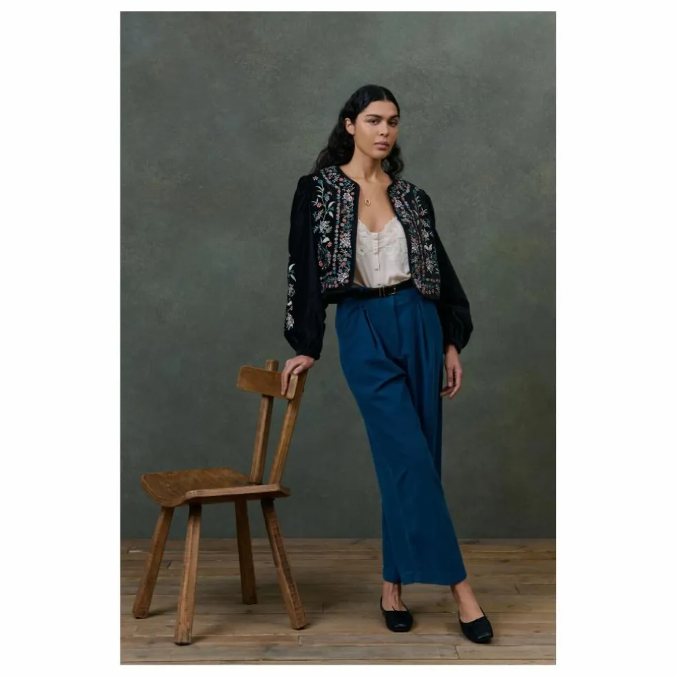 Veste Duras Velours - Collection Femme | Noir
