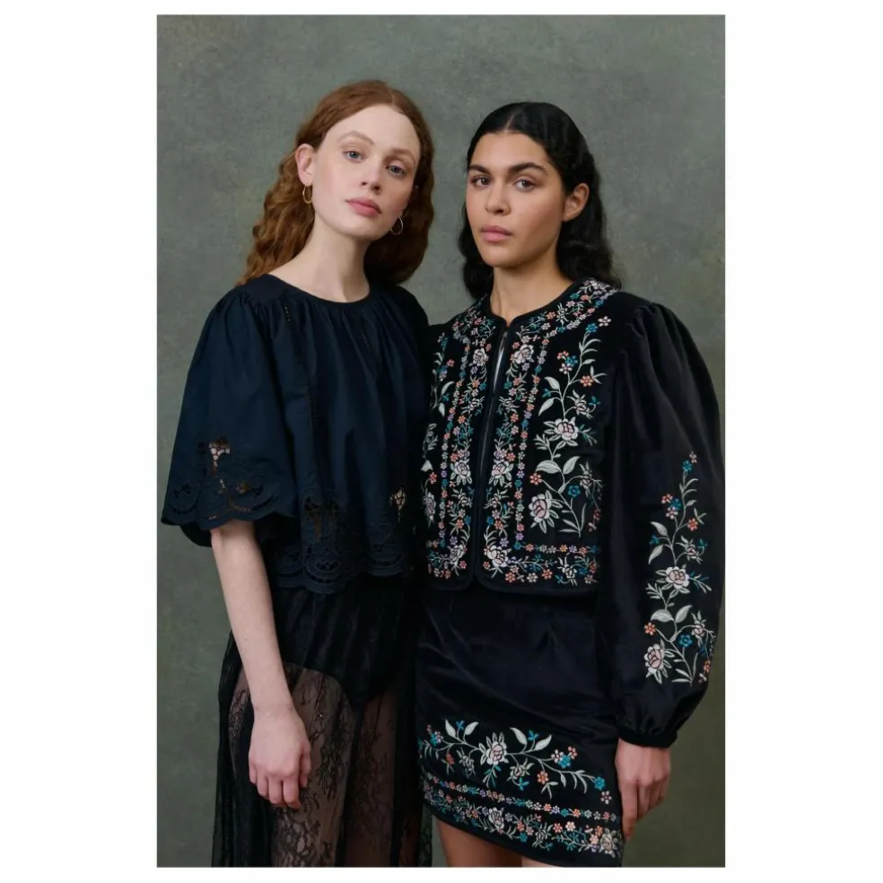 Veste Duras Velours - Collection Femme | Noir