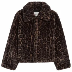 Veste Elis Léopard Fibres Recyclées | Marron