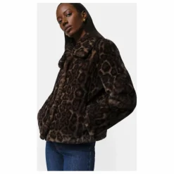 Veste Elis Léopard Fibres Recyclées | Marron