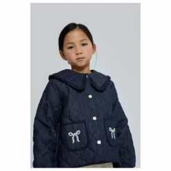 Veste en Jean Col Claudine Mariane | Bleu foncé