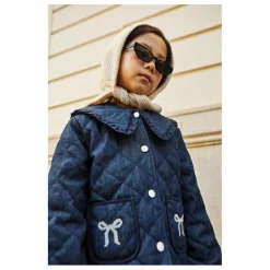 Veste en Jean Col Claudine Mariane | Bleu foncé
