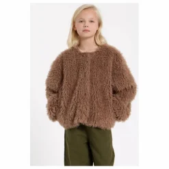 Veste Façon Fourrure Lucky | Taupe