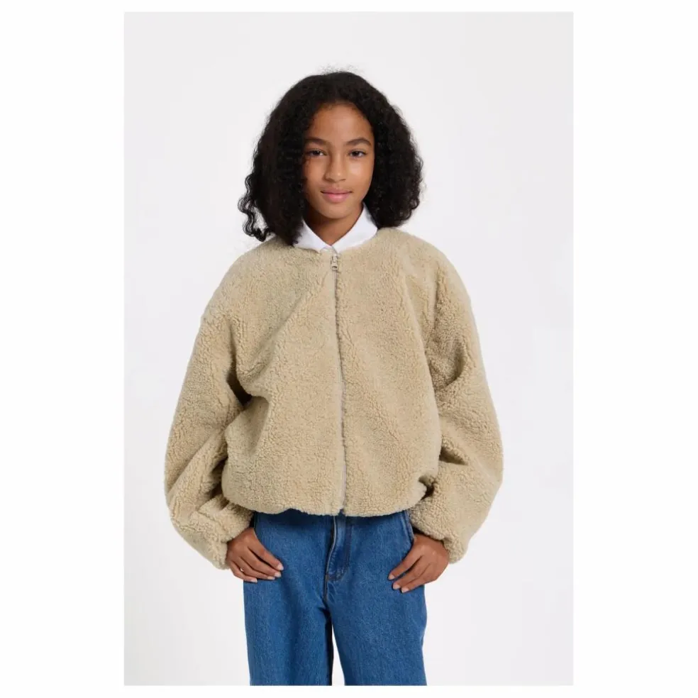 Veste Façon Sherpa Chance | Beige