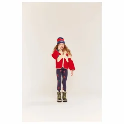 Veste Façon Sherpa Dancing Dahlia | Rouge