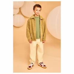 Veste Façon Sherpa Hahoe | Jaune vert