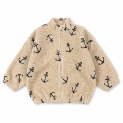 Veste Façon Sherpa Jody Ancres Fibres Recyclées | Beige