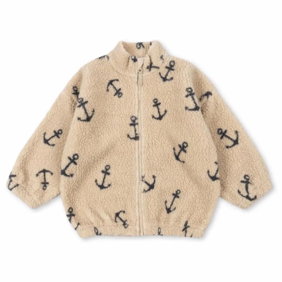 Veste Façon Sherpa Jody Ancres Fibres Recyclées | Beige