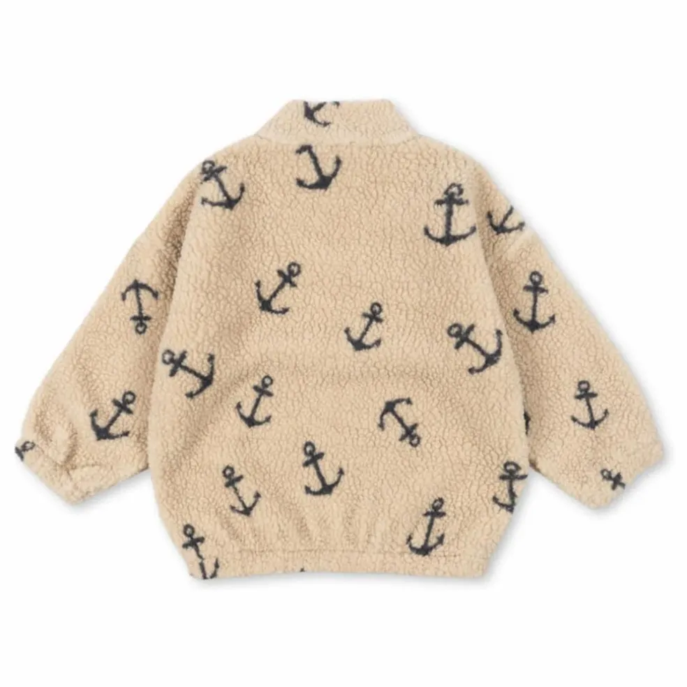 Veste Façon Sherpa Jody Ancres Fibres Recyclées | Beige