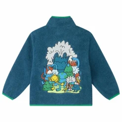 Veste Façon Sherpa Terre | Bleu