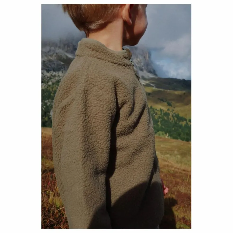 Veste Façon Sherpa Thermy Citron | Vert kaki