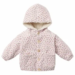 Veste Fleurie Velours Côtelé Bio | Lilas