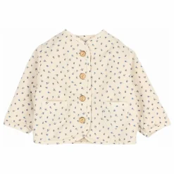 Veste Fourrée Bébé Coton Bio | Ivoire