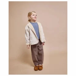 Veste Fourrée Coton Bio | Ivoire