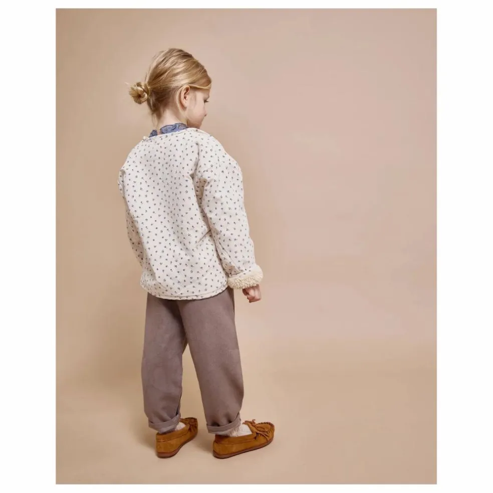 Veste Fourrée Coton Bio | Ivoire